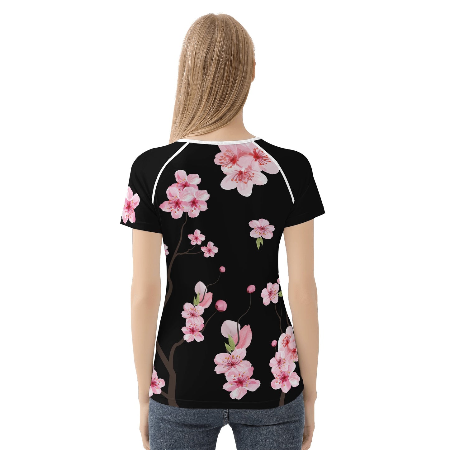 Women's LifeBy Cherry Blossom T-shirt - LifeBy Fitness