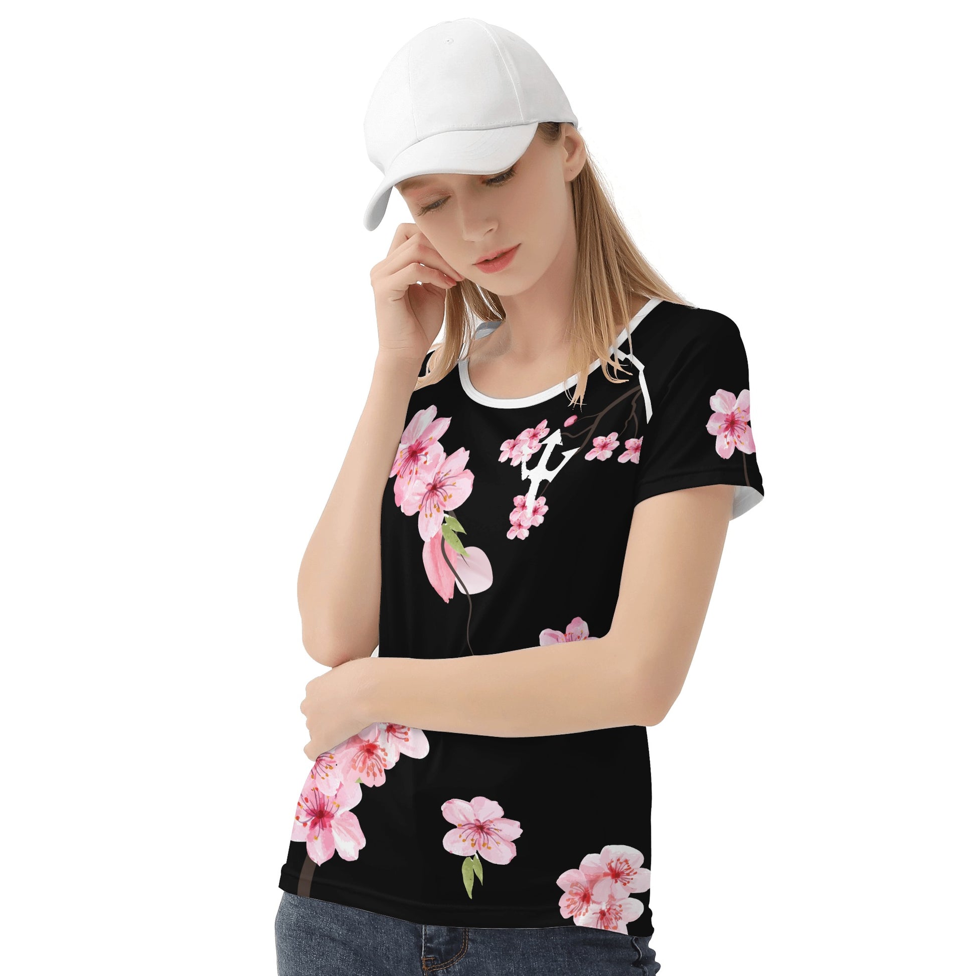 Women's LifeBy Cherry Blossom T-shirt - LifeBy Fitness