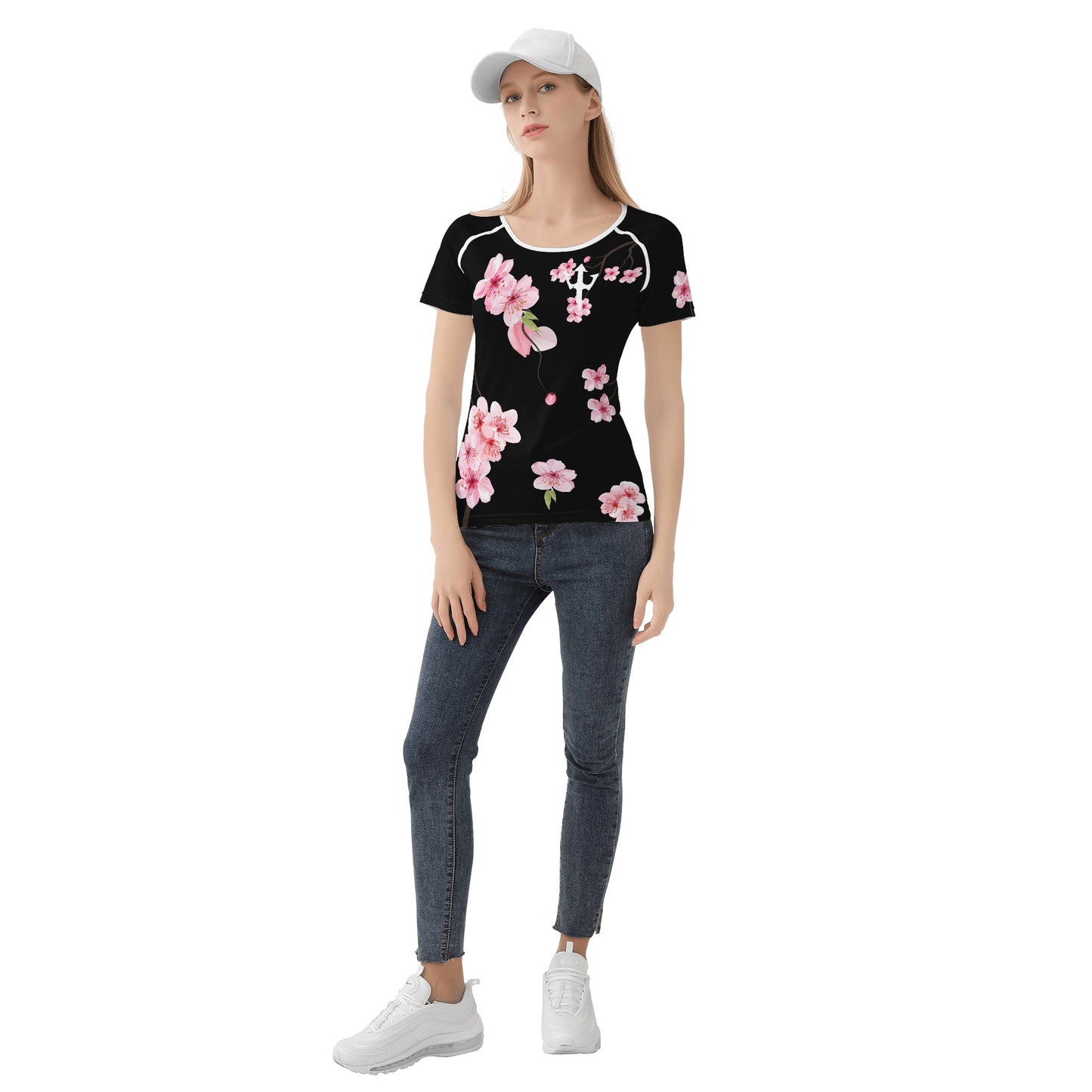 Women's LifeBy Cherry Blossom T-shirt - LifeBy Fitness