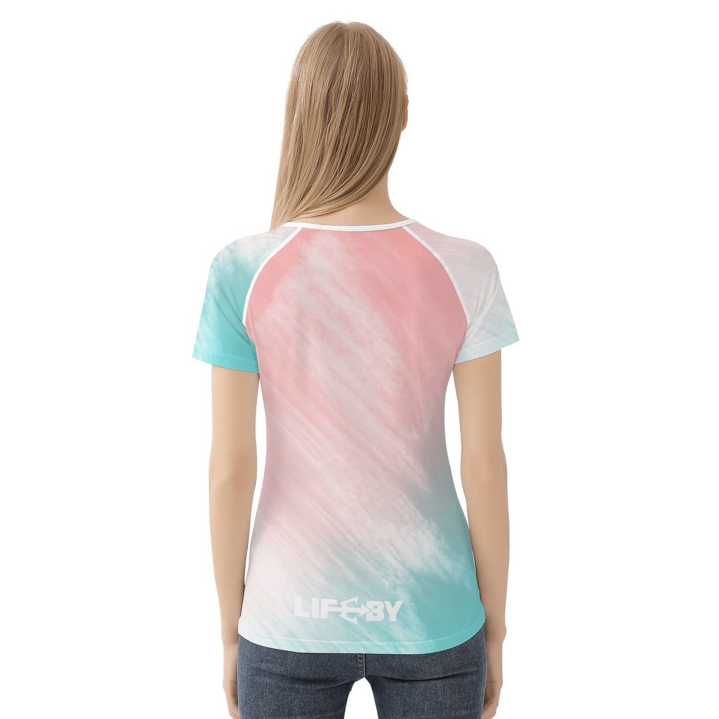 Women's LifeBy Cotton Candy T-shirt - LifeBy Fitness