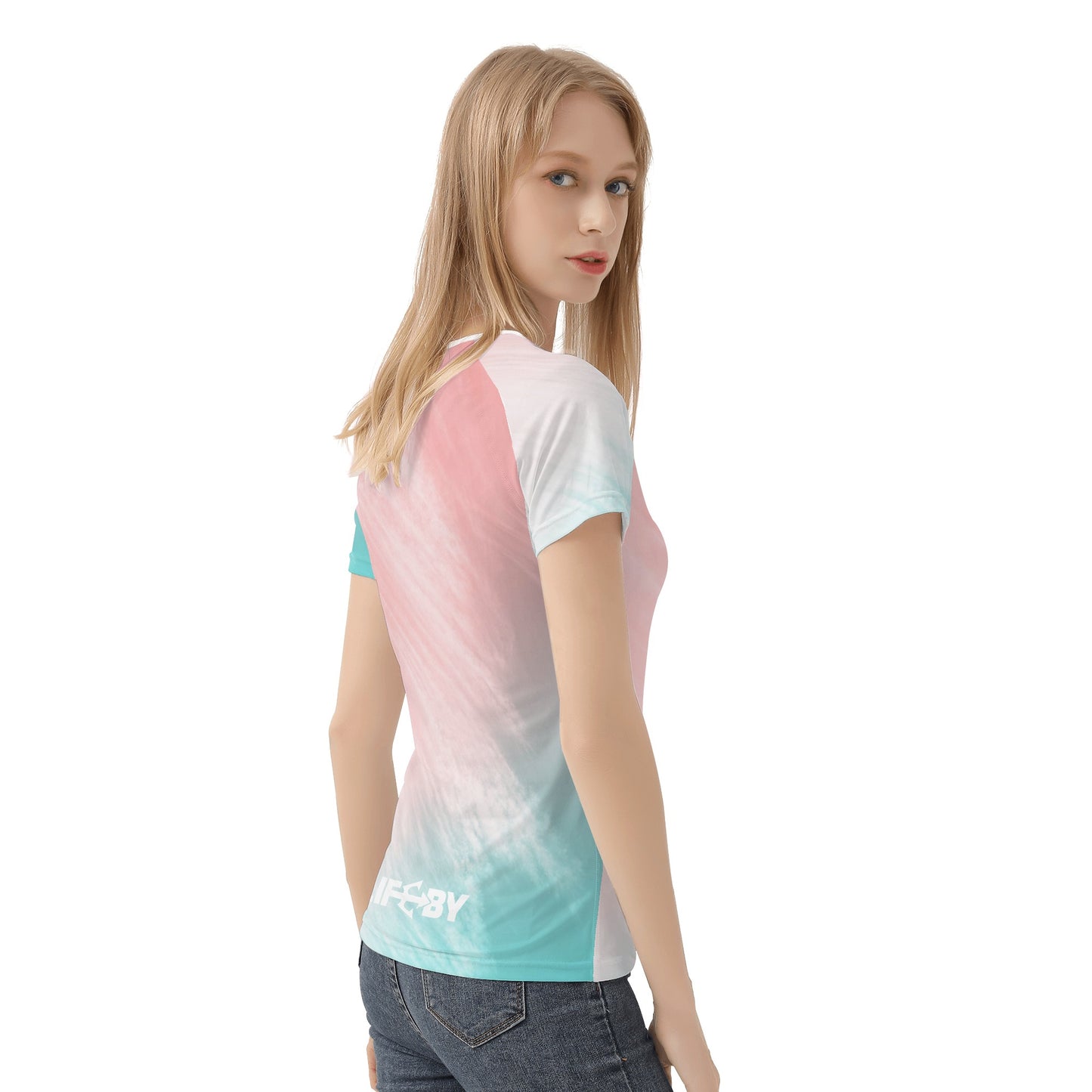 Women's LifeBy Cotton Candy T-shirt - LifeBy Fitness