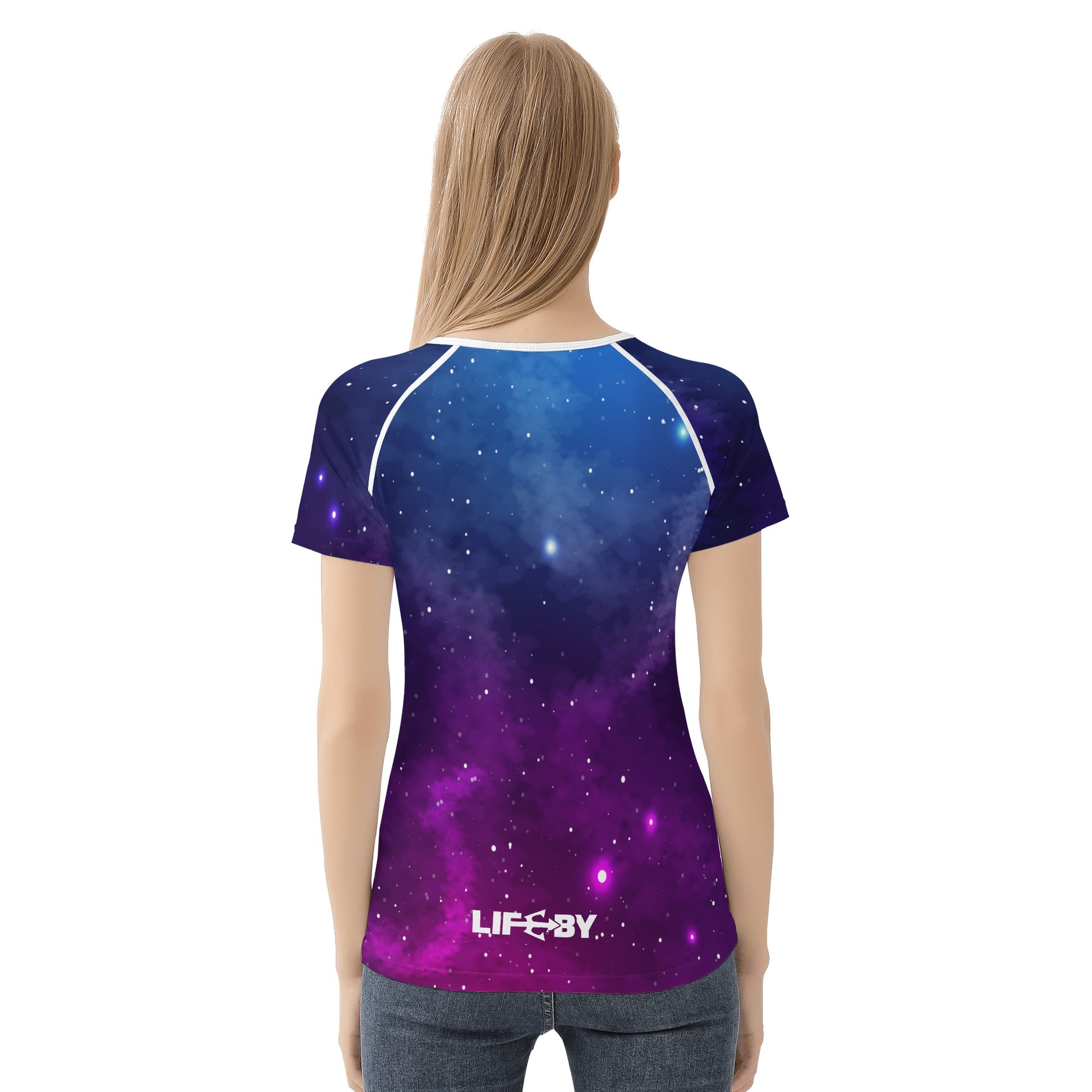 Women's LifeBy Stars T-shirt - LifeBy Fitness