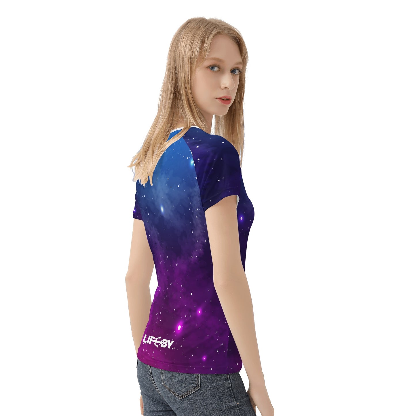 Women's LifeBy Stars T-shirt - LifeBy Fitness