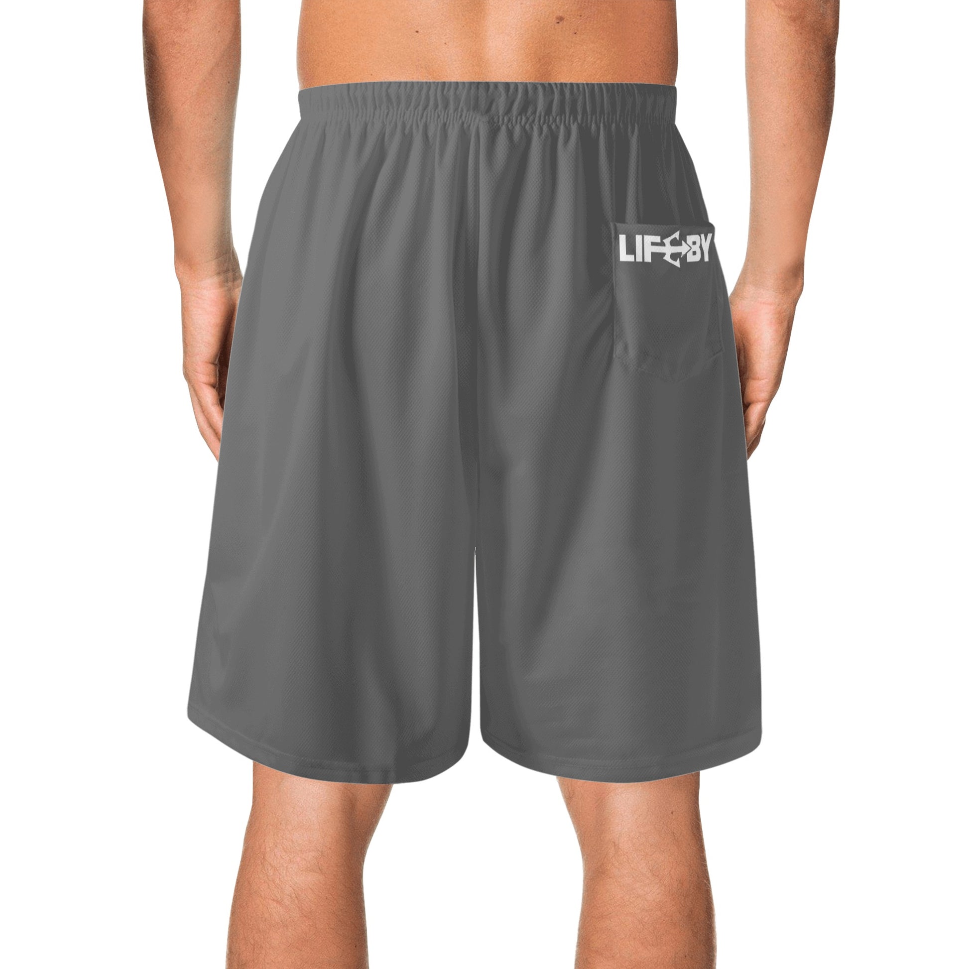 Men's LifeBy Grey Sports Shorts - LifeBy Fitness