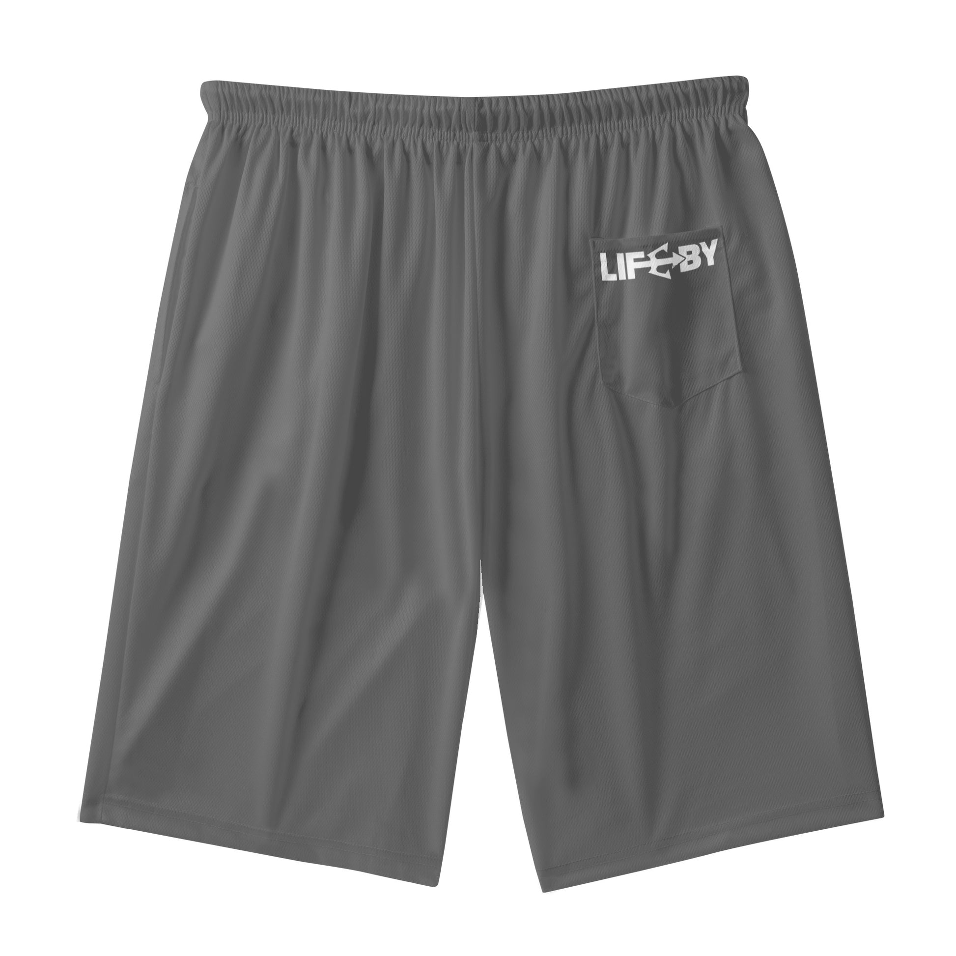 Men's LifeBy Grey Sports Shorts - LifeBy Fitness