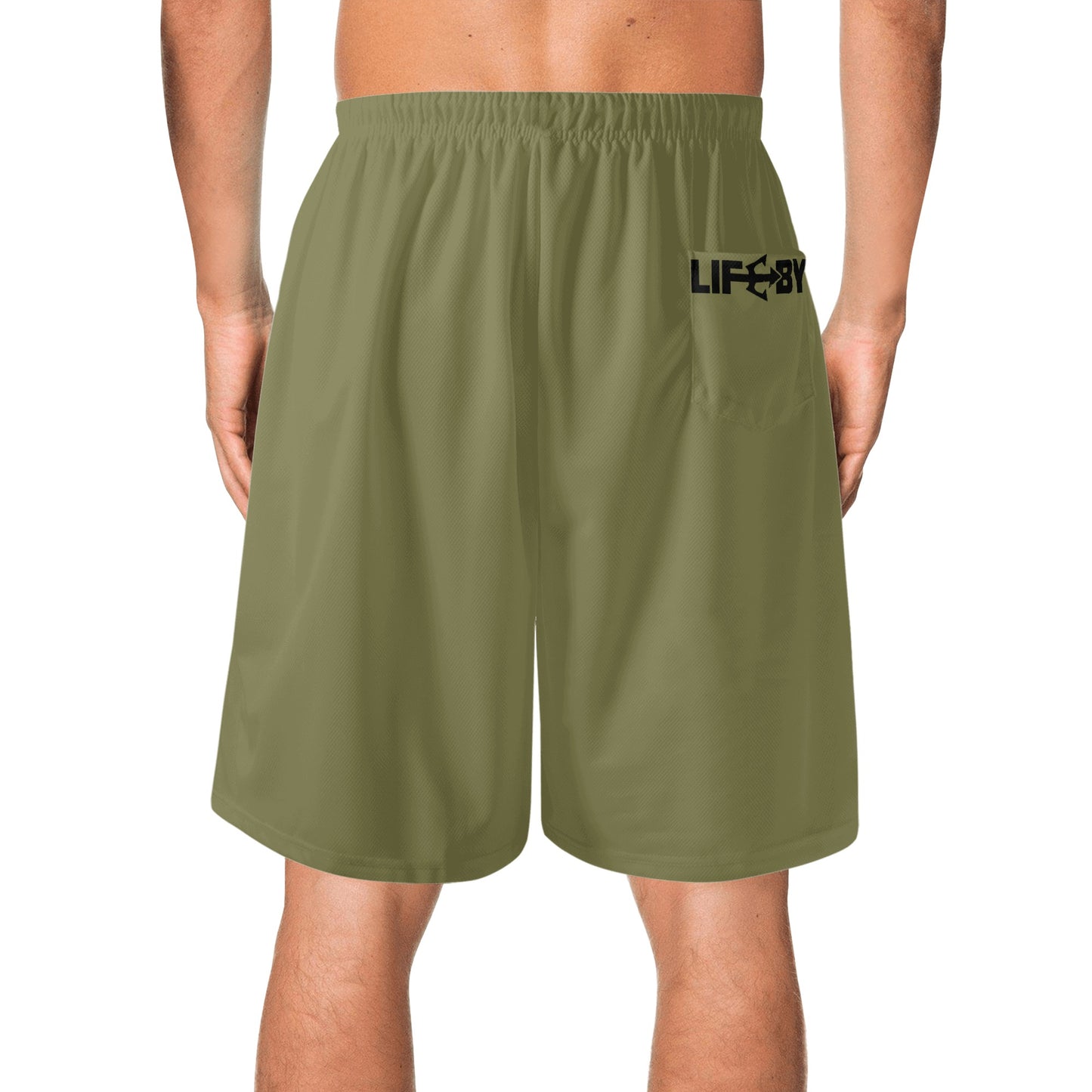 Men's LifeBy Khaki Sports Shorts - LifeBy Fitness