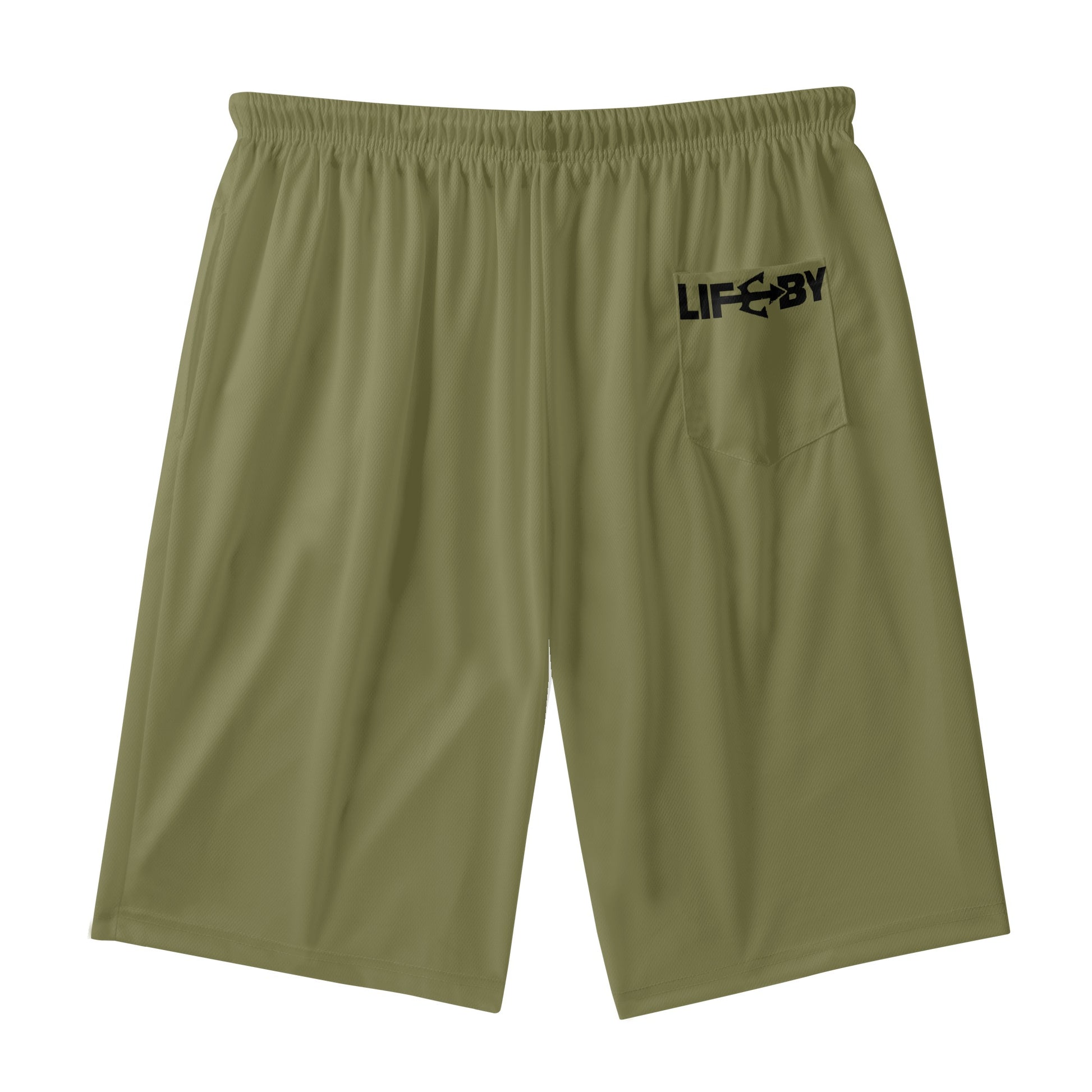 Men's LifeBy Khaki Sports Shorts - LifeBy Fitness