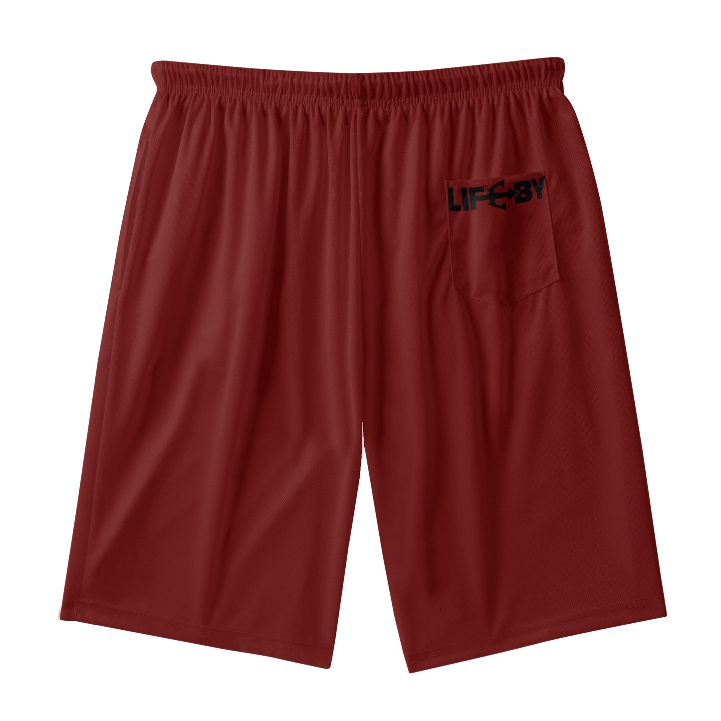 Men's LifeBy Cherry Red Sports Shorts - LifeBy Fitness