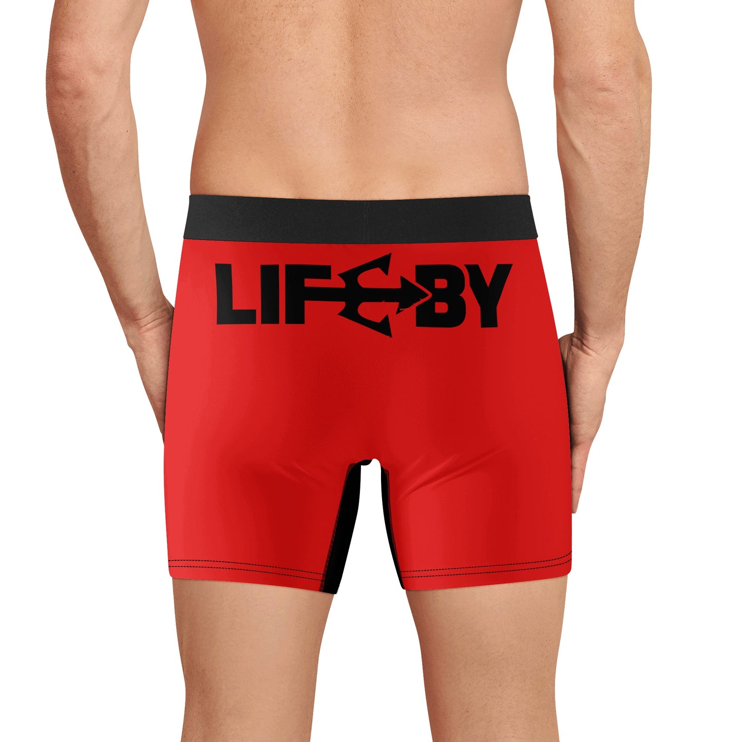 Men's LifeBy Red Trunks - LifeBy Fitness