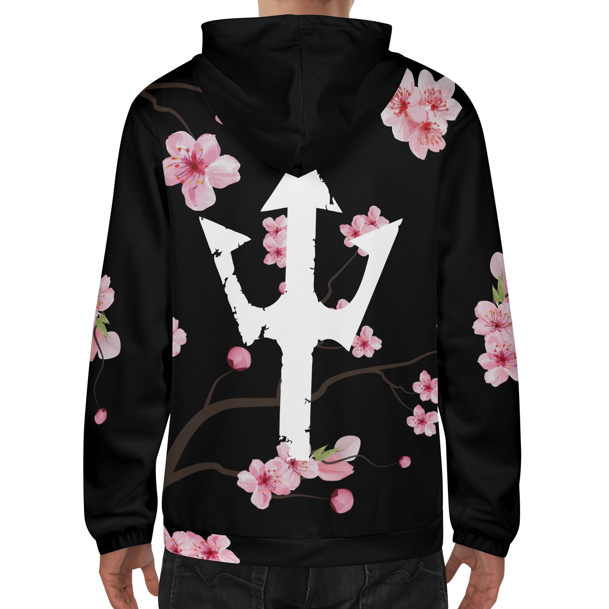 Men's Lightweight LifeBy Cherry Blossom Hoodie - LifeBy Fitness