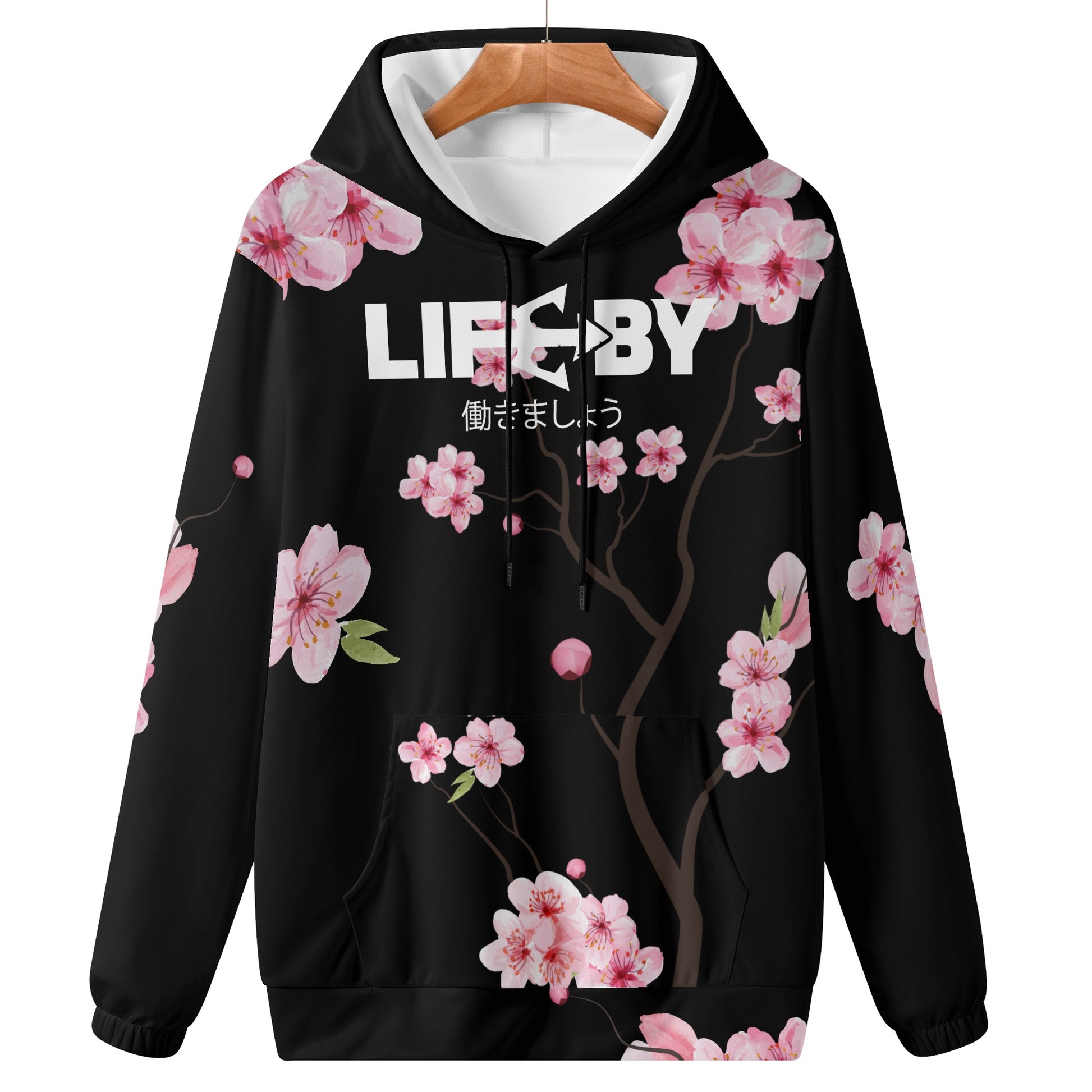 Men's Lightweight LifeBy Cherry Blossom Hoodie - LifeBy Fitness