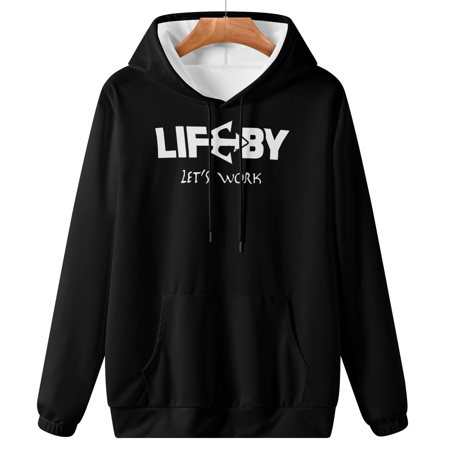 Women's Lightweight LifeBy Black Hoodie - LifeBy Fitness