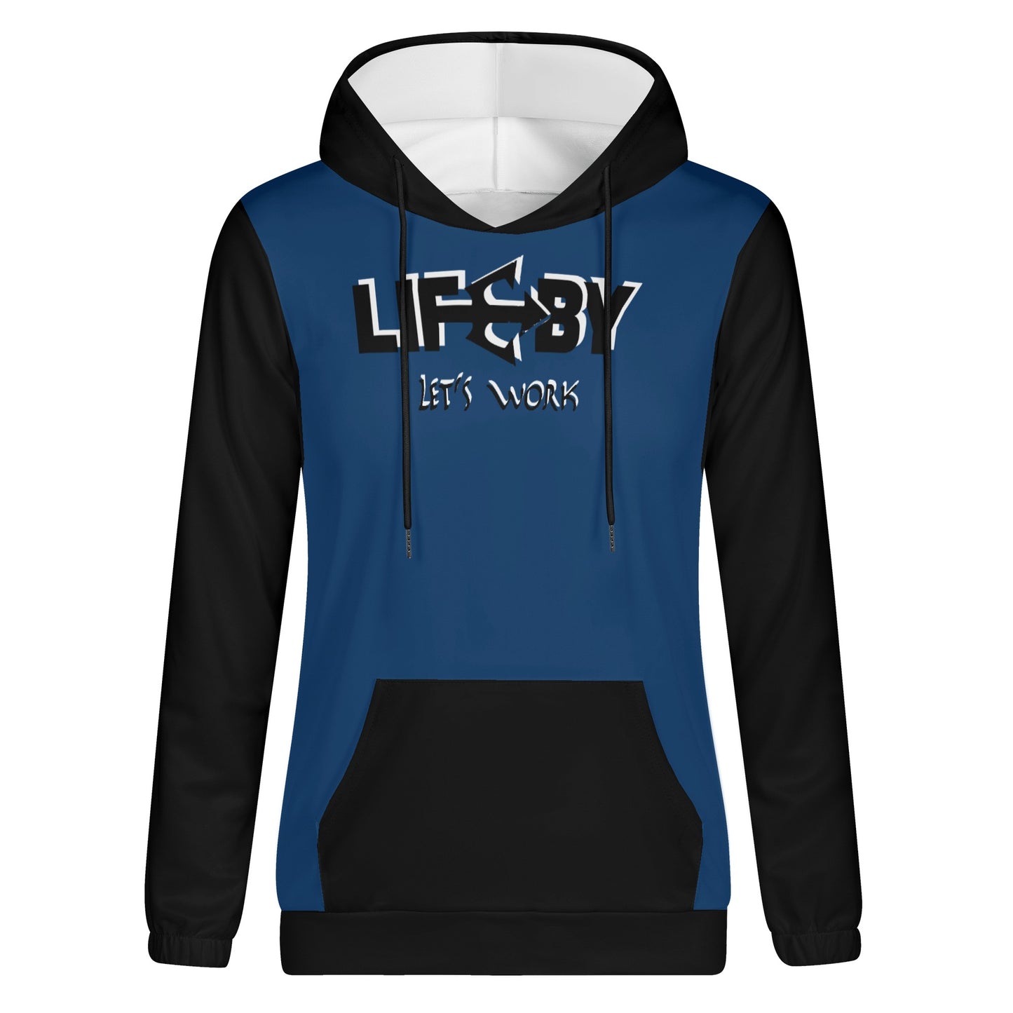 Women's Lightweight LifeBy Navy Blue Hoodie - LifeBy Fitness