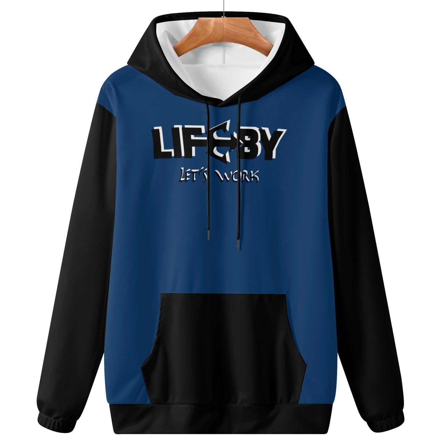 Women's Lightweight LifeBy Navy Blue Hoodie - LifeBy Fitness