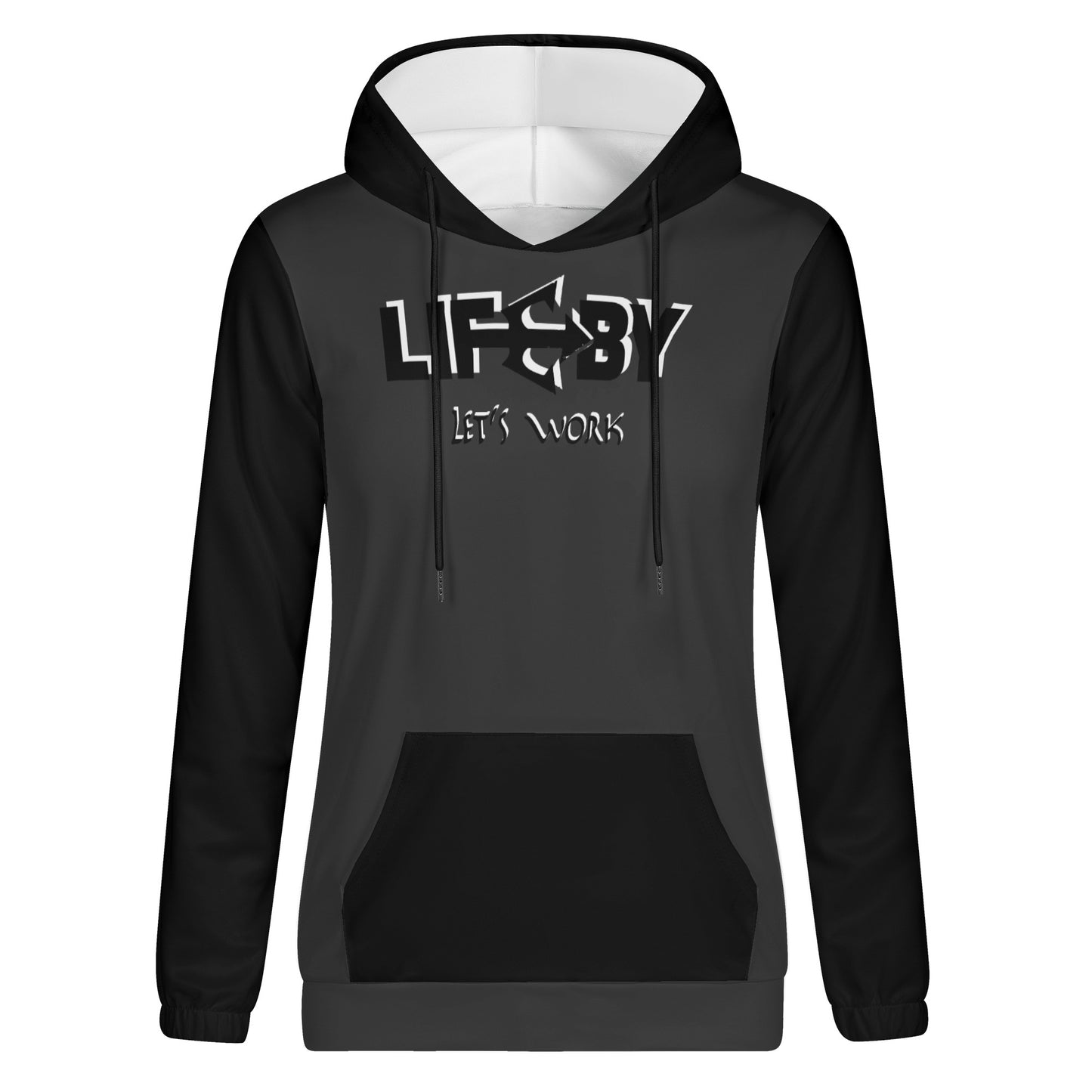 Women's Lightweight LifeBy Grey Hoodie - LifeBy Fitness