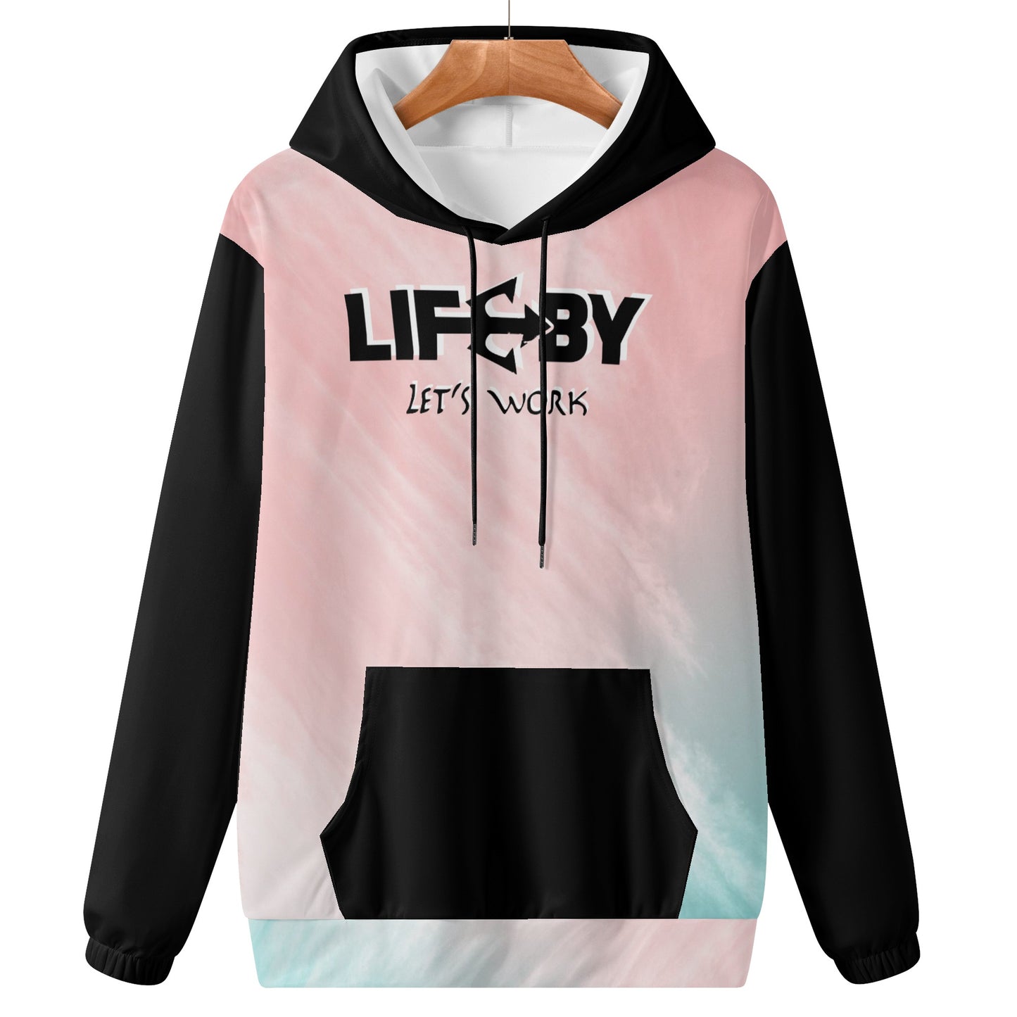 Women's Lightweight LifeBy Pink Haze Hoodie - LifeBy Fitness