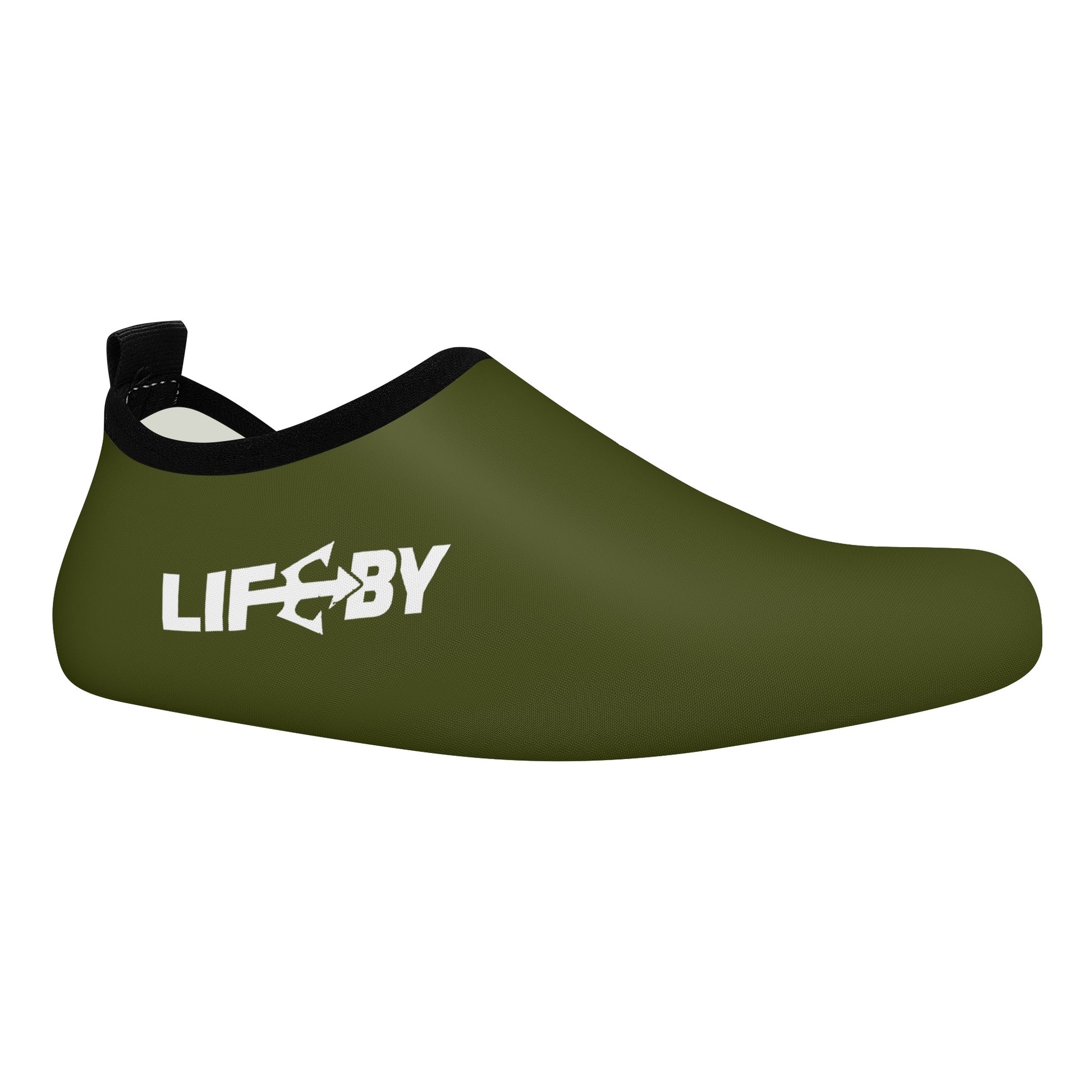 Men's LifeBy Military Green Water Sports Skin Shoes - LifeBy Fitness