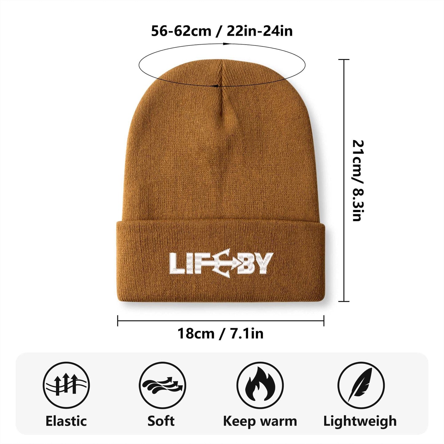 Embroidered LifeBy Knitted Hats - LifeBy Fitness