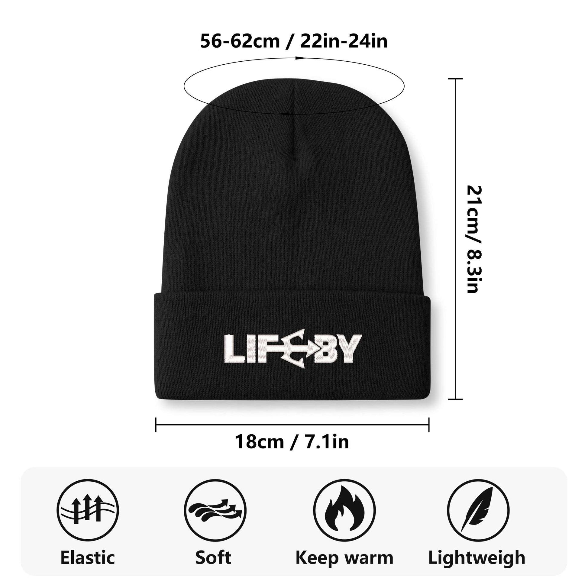 Embroidered LifeBy Knitted Hats - LifeBy Fitness