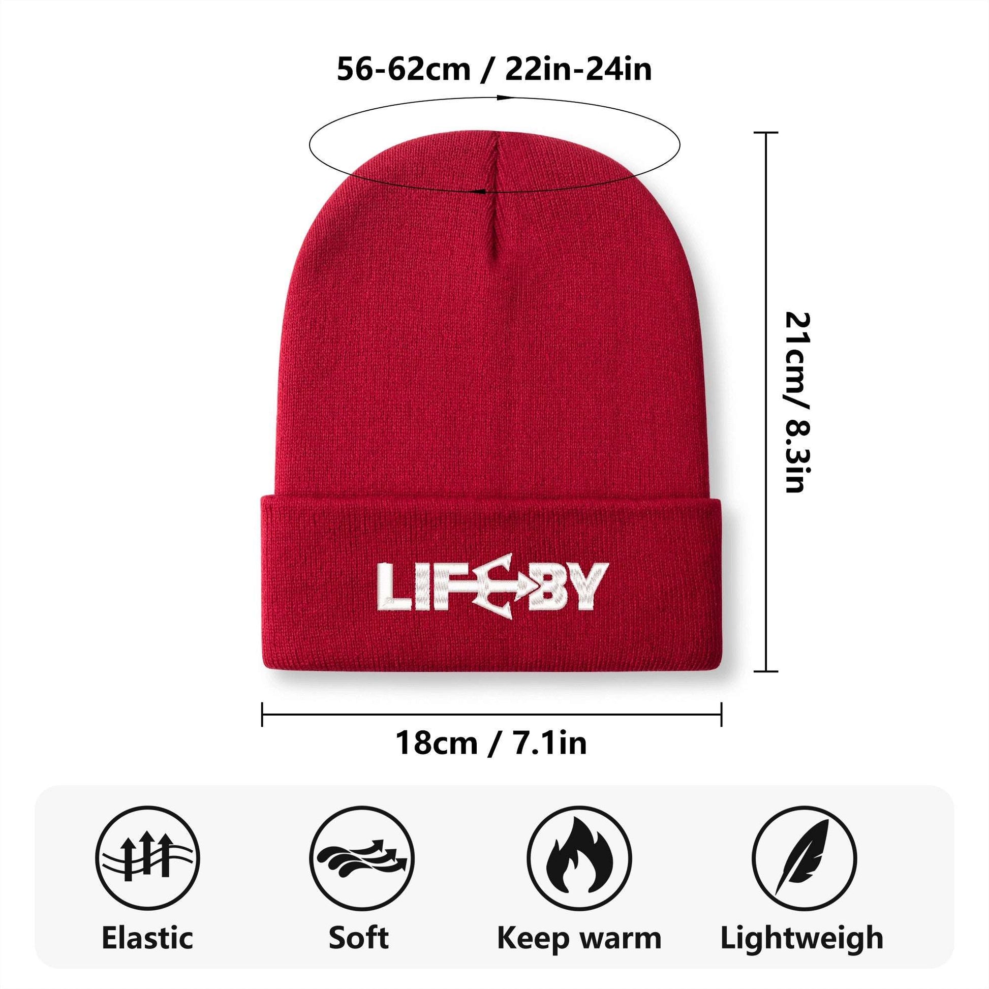 Embroidered LifeBy Knitted Hats - LifeBy Fitness