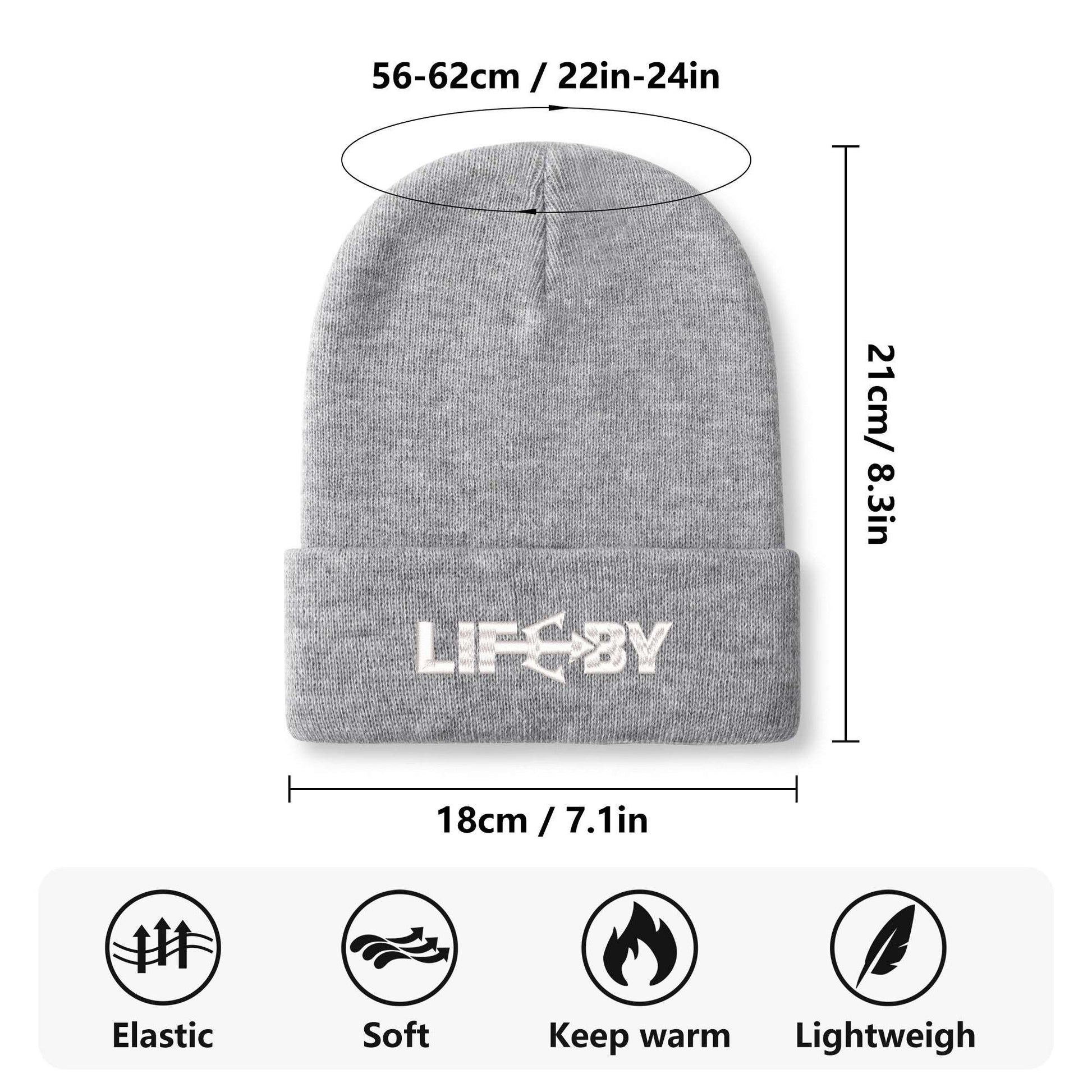 Embroidered LifeBy Knitted Hats - LifeBy Fitness