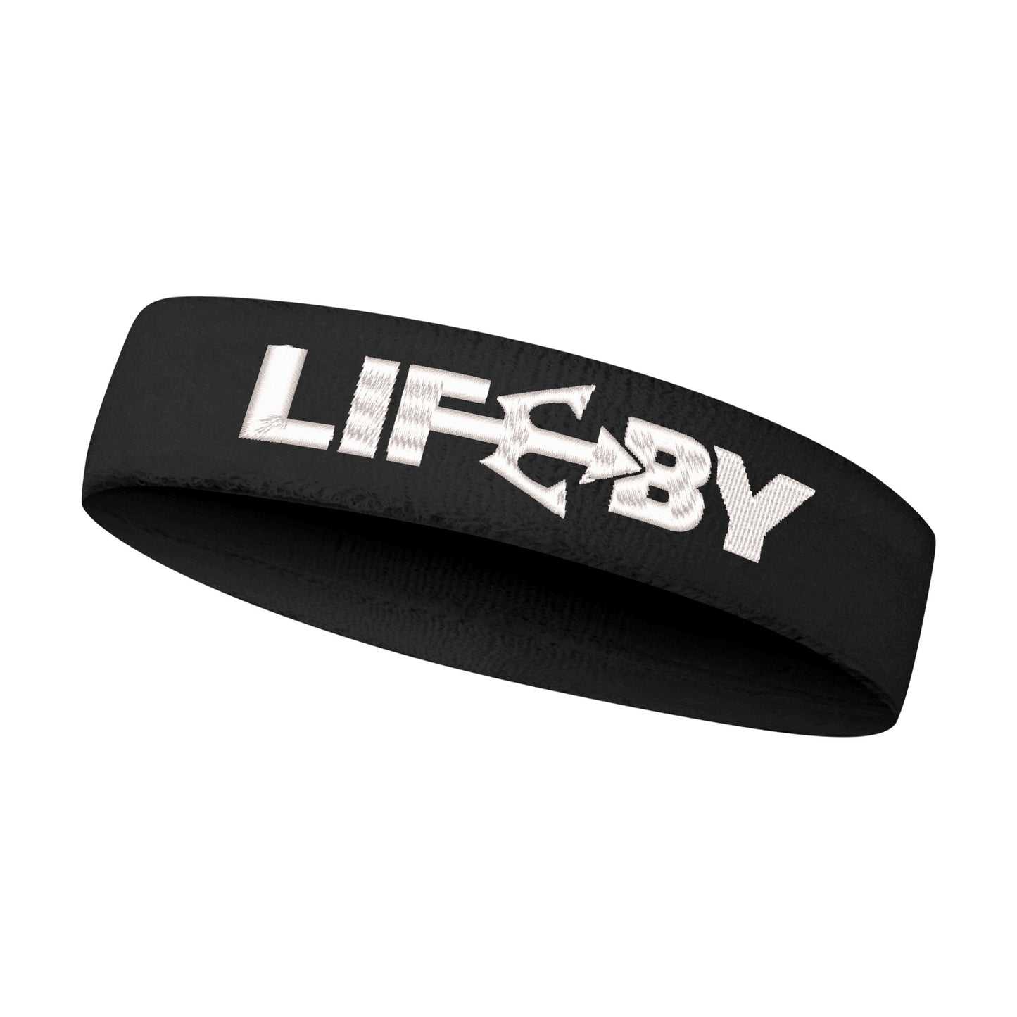 Embroidered LifeBy Sports Headband - LifeBy Fitness