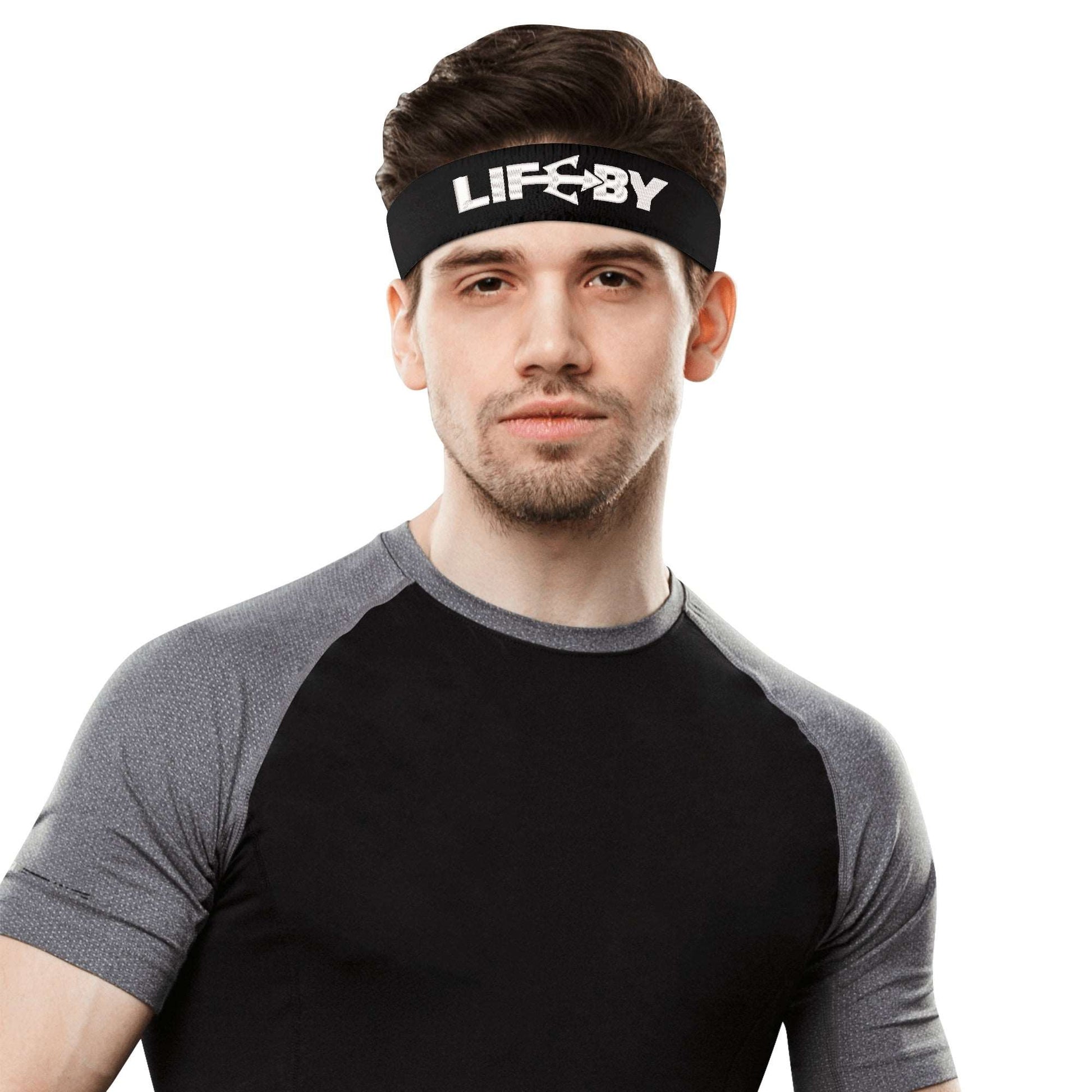 Embroidered LifeBy Sports Headband - LifeBy Fitness