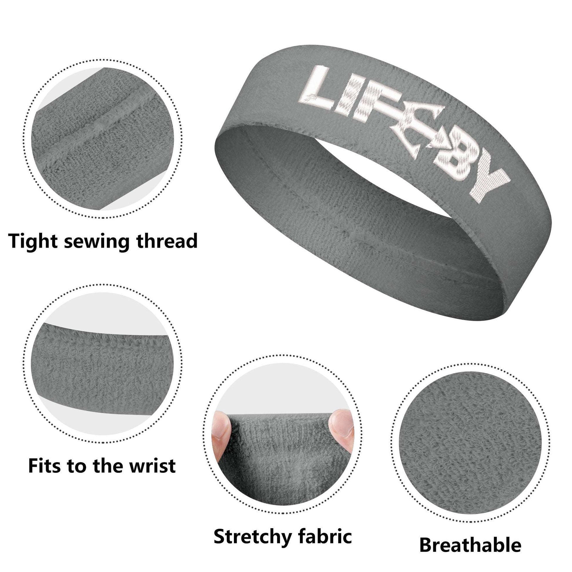 Embroidered LifeBy Sports Headband - LifeBy Fitness