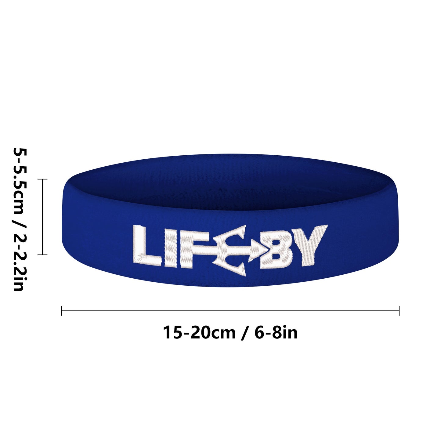 Embroidered LifeBy Sports Headband - LifeBy Fitness