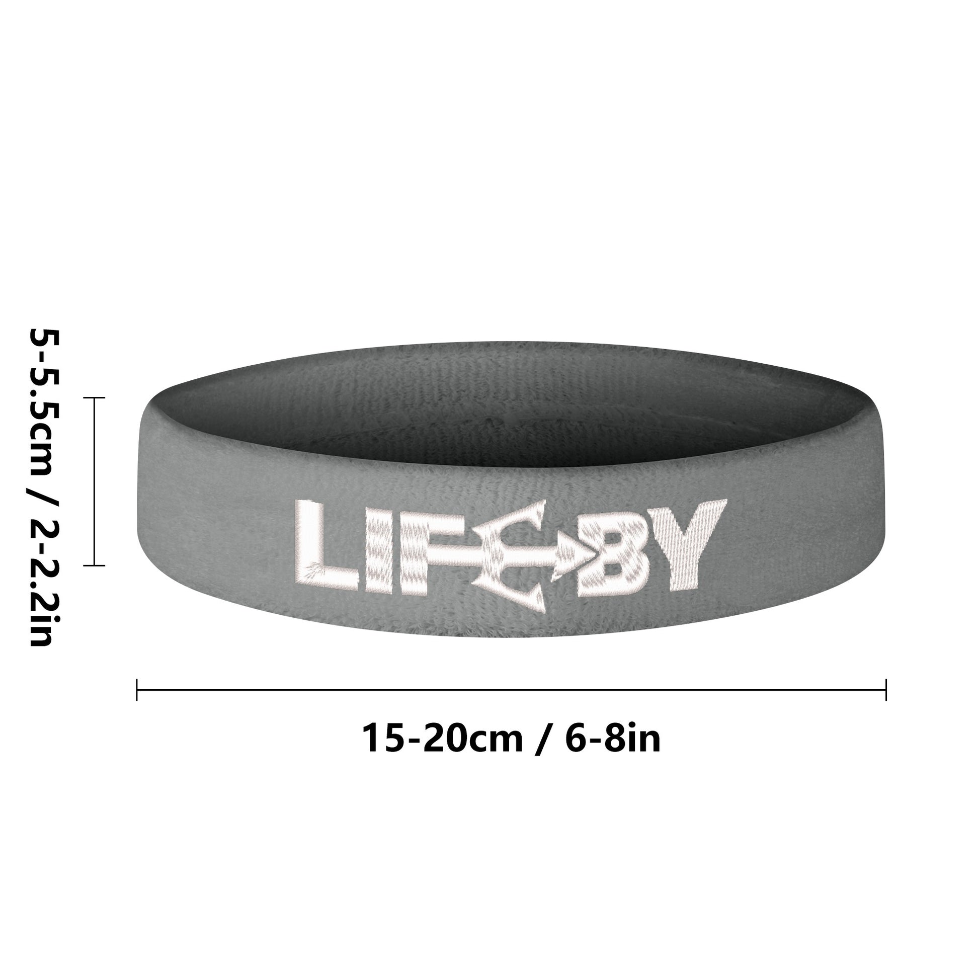 Embroidered LifeBy Sports Headband - LifeBy Fitness