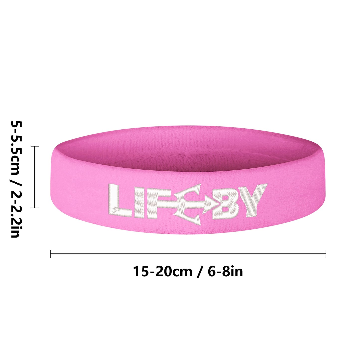 Embroidered LifeBy Sports Headband - LifeBy Fitness