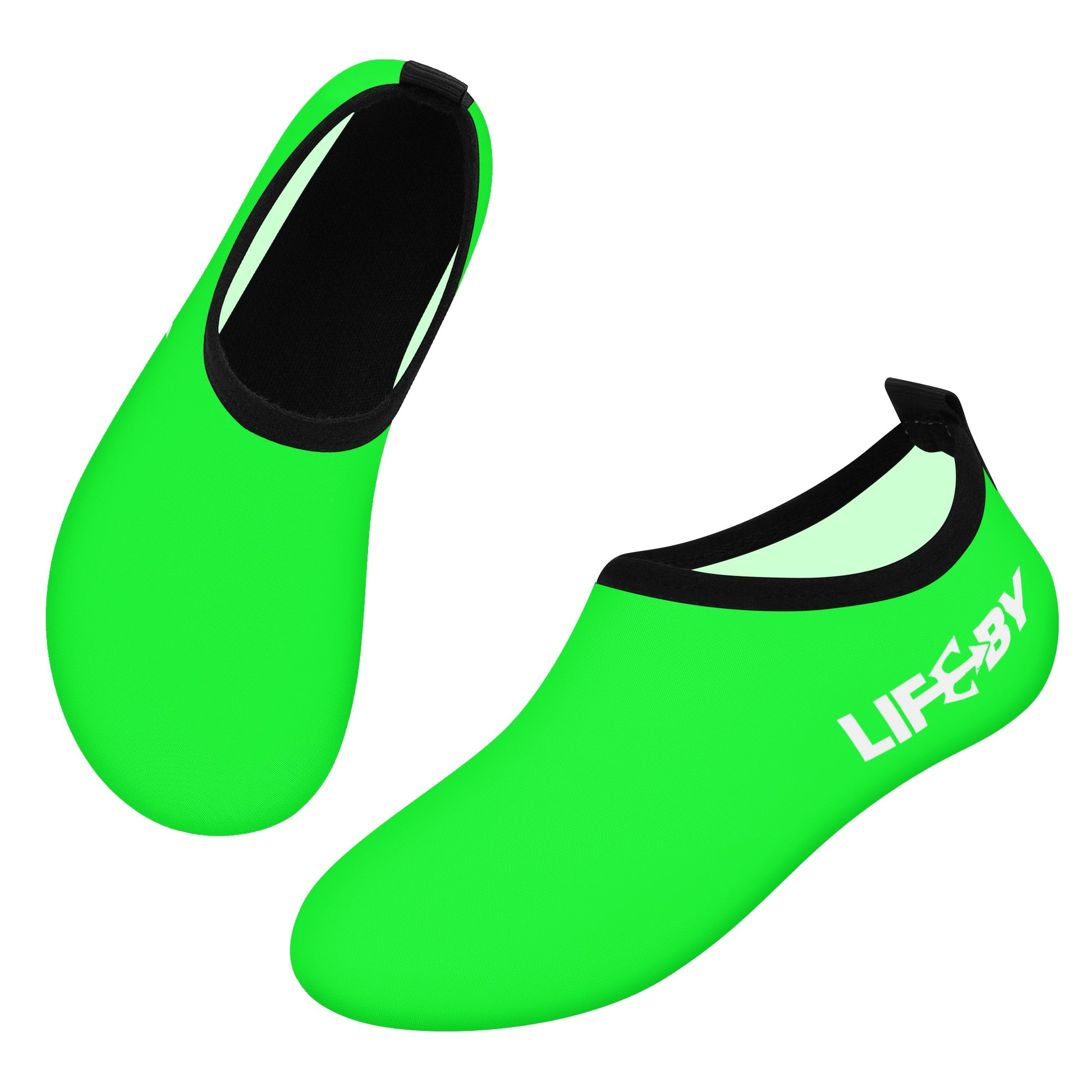 Men's LifeBy Neon Green Water Sports Skin Shoes - LifeBy Fitness