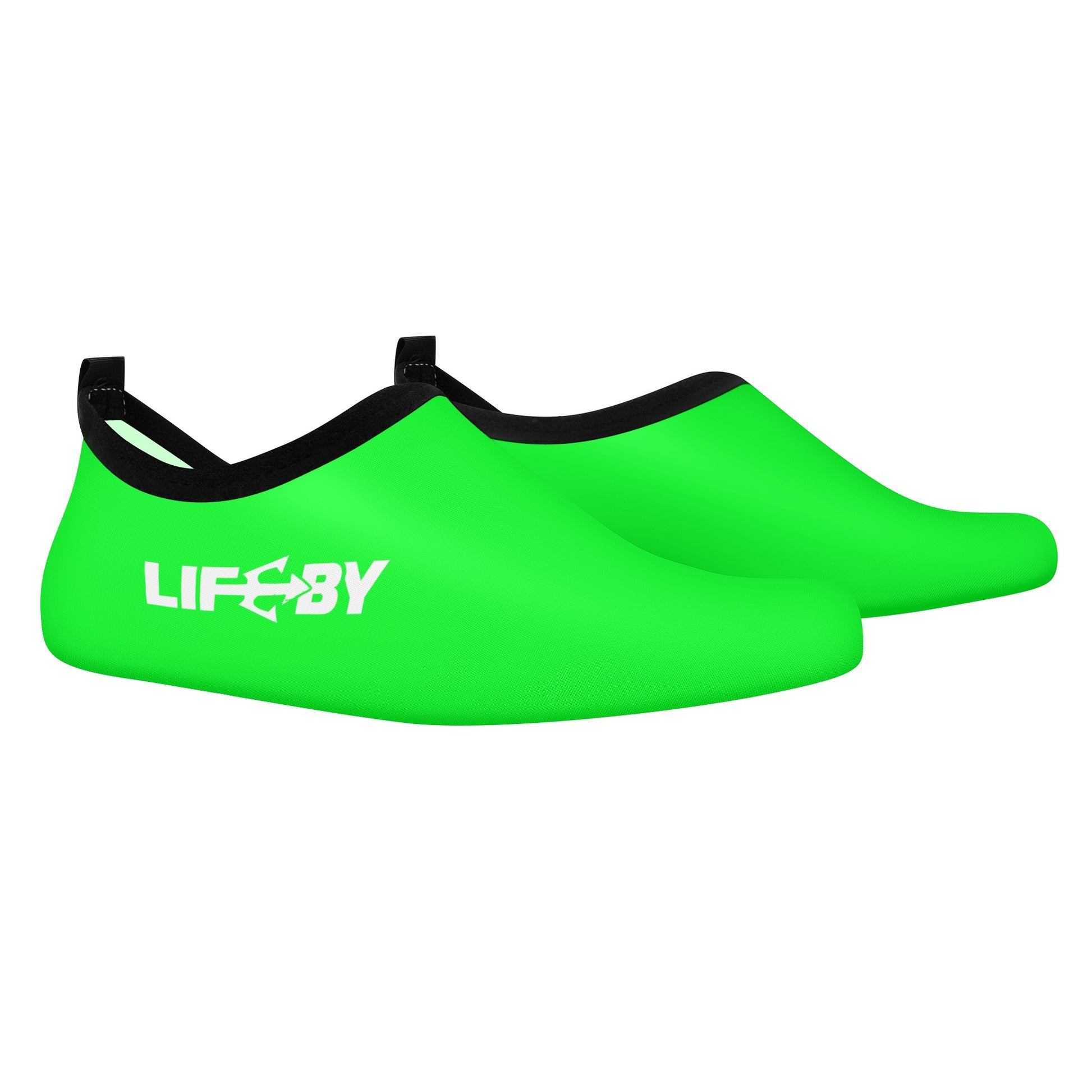 Men's LifeBy Neon Green Water Sports Skin Shoes - LifeBy Fitness