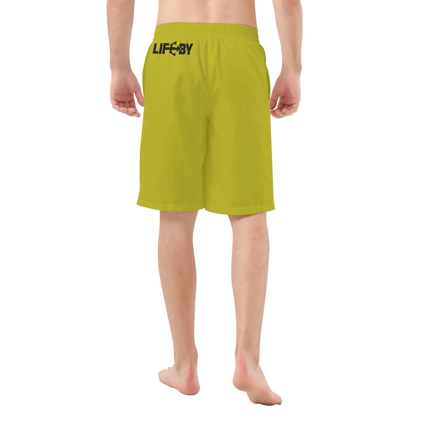 Men's LifeBy Mustard Board Shorts - LifeBy Fitness