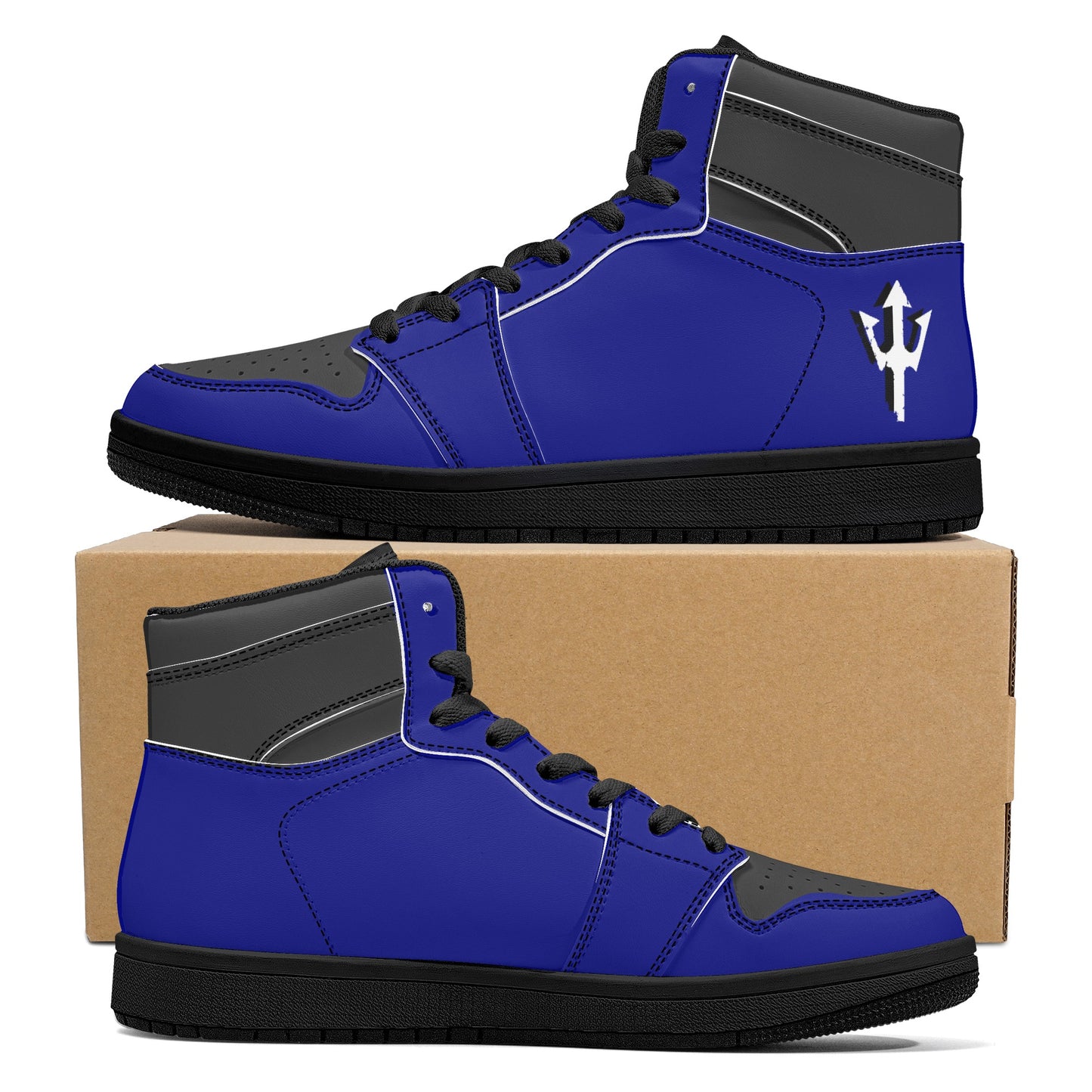 Men's LifeBy Navy Blue High Top Sneakers - LifeBy Fitness