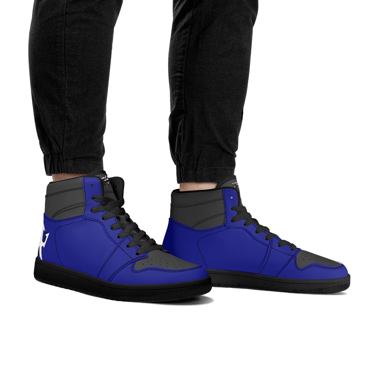 Men's LifeBy Navy Blue High Top Sneakers - LifeBy Fitness