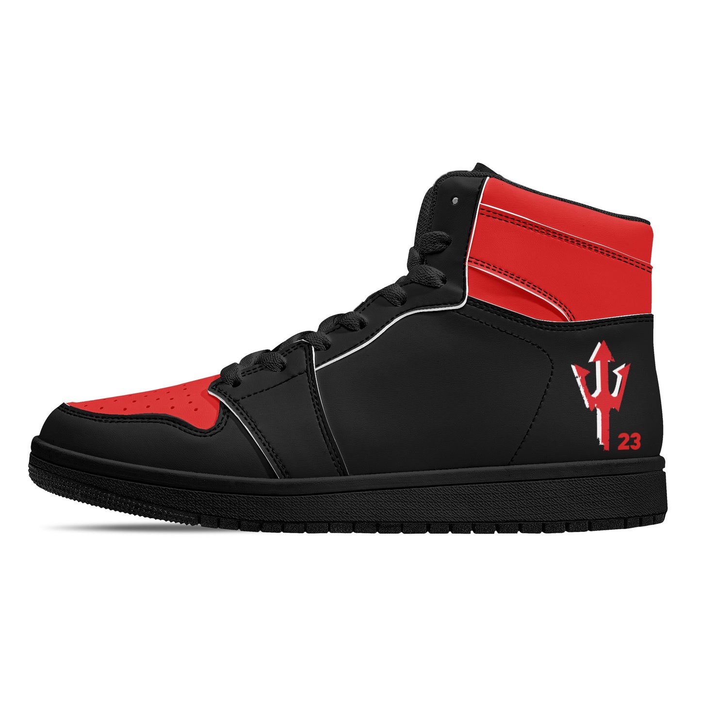 Men's LifeBy Black & Red '23' High Top Sneakers - LifeBy Fitness