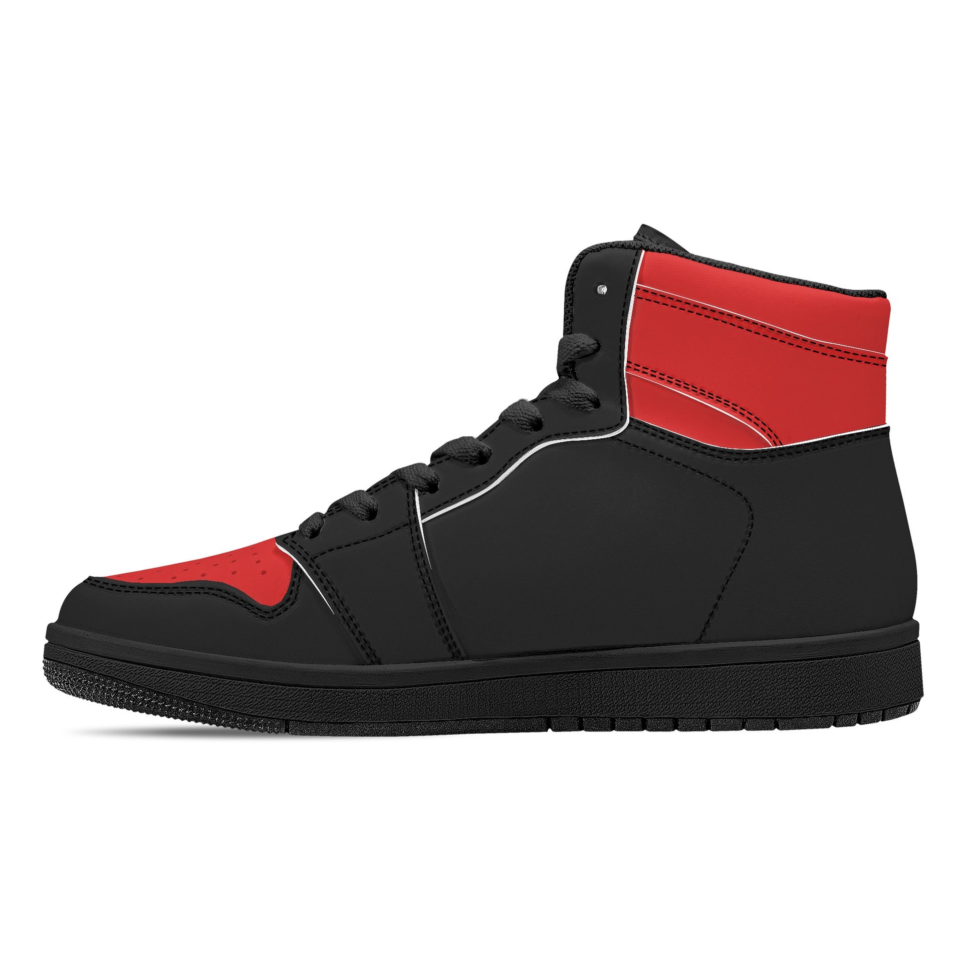 Men's LifeBy Black & Red '23' High Top Sneakers - LifeBy Fitness