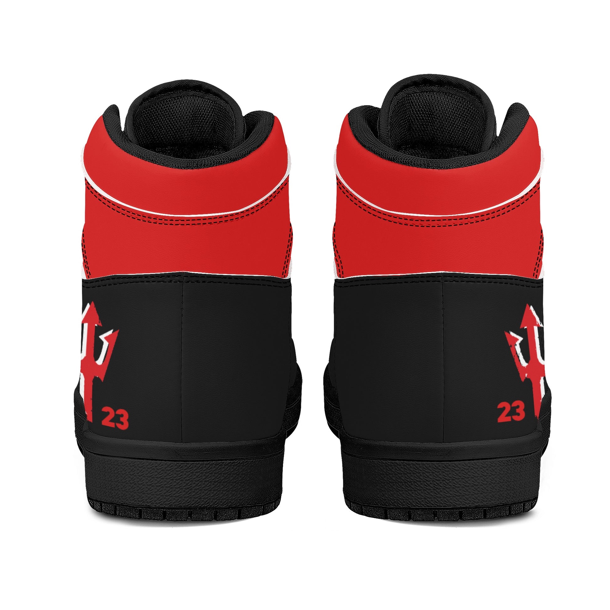 Men's LifeBy Black & Red '23' High Top Sneakers - LifeBy Fitness