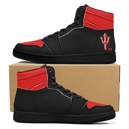 Men's LifeBy Black & Red '23' High Top Sneakers - LifeBy Fitness