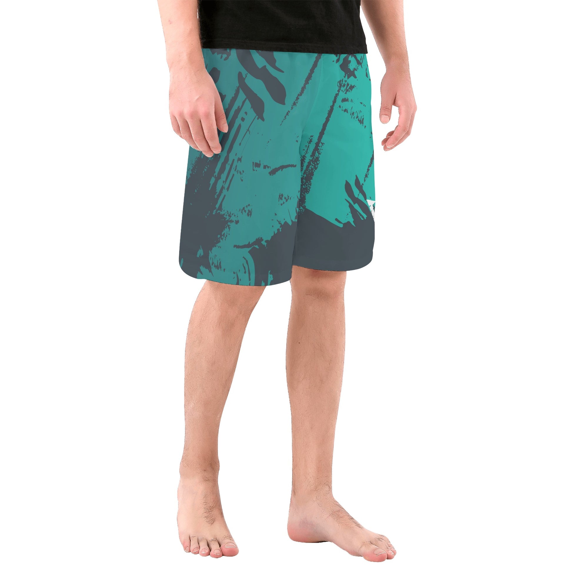 Men's LifeBy Blue Splash Board Shorts - LifeBy Fitness