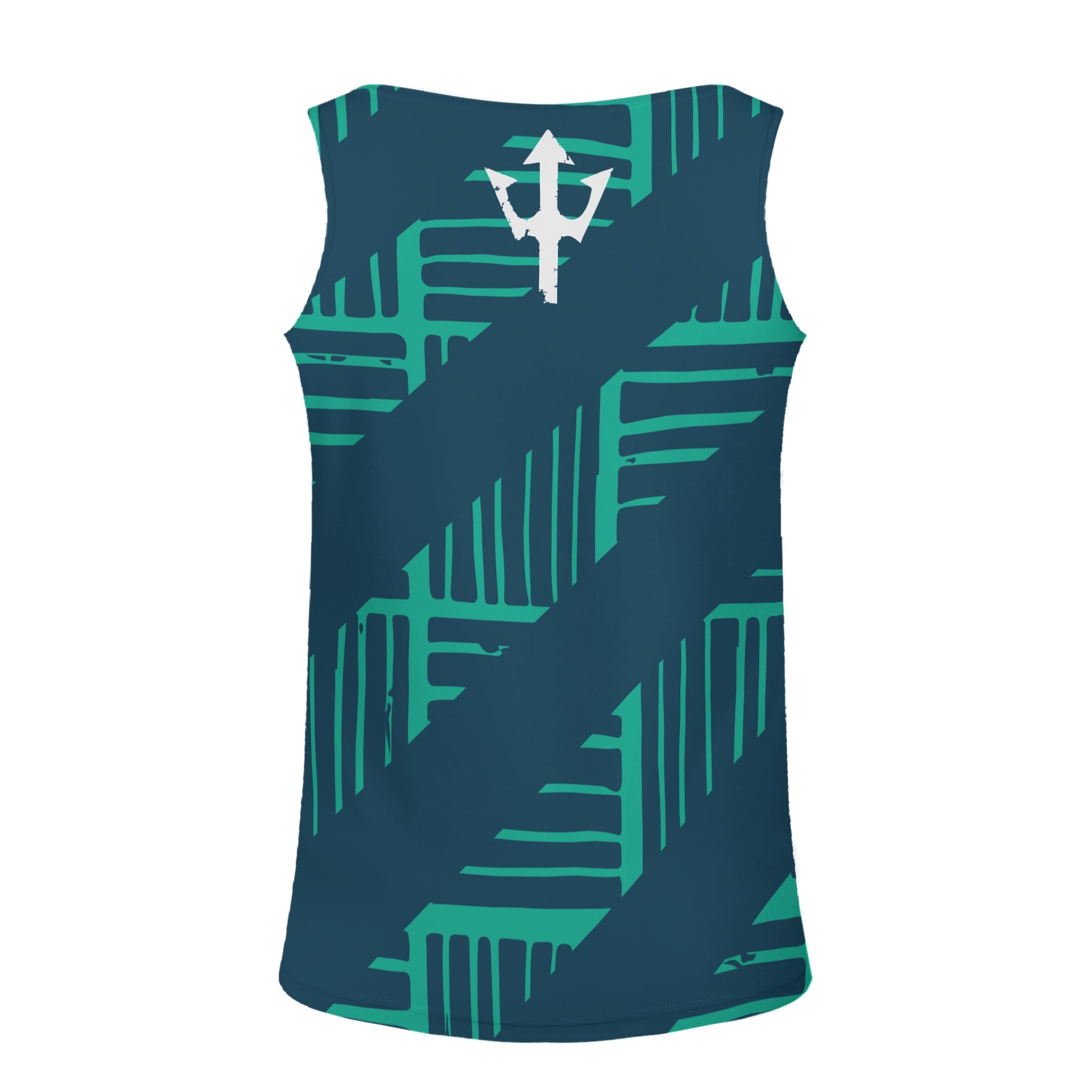 Men's LifeBy Green Pattern Tank Top - LifeBy Fitness