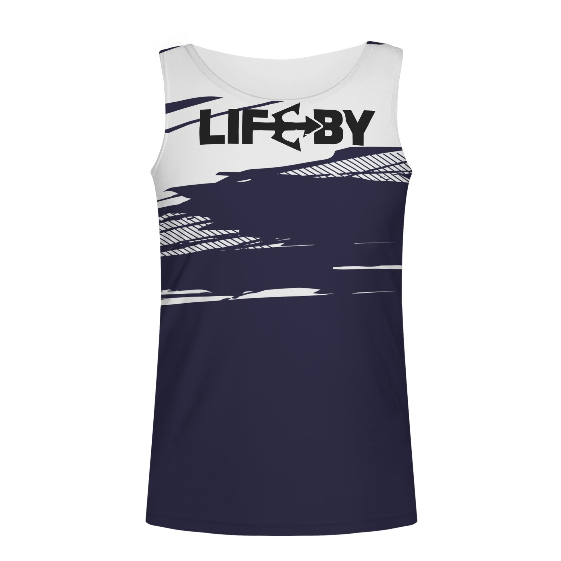 Men's LifeBy Blue Splash Tank Top - LifeBy Fitness