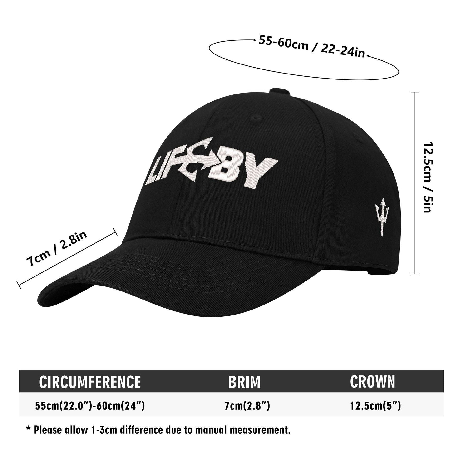 Four Sides LifeBy Embroidered Baseball Cap