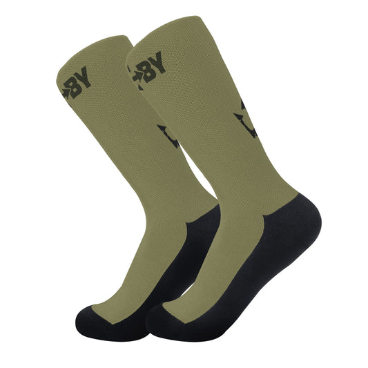 LifeBy Khaki Crew Socks