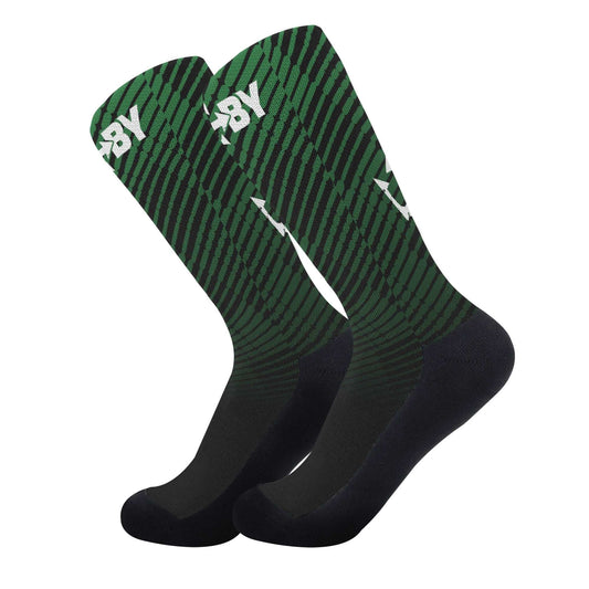 LifeBy Faded Green Crew Socks