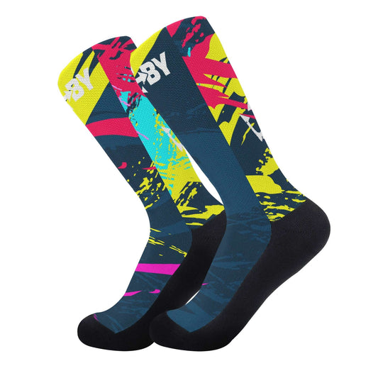 LifeBy Color Splash Crew Socks