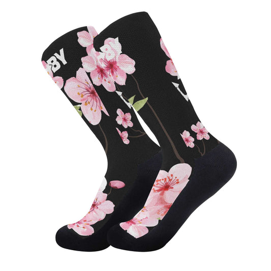 LifeBy Cherry Blossom Crew Socks