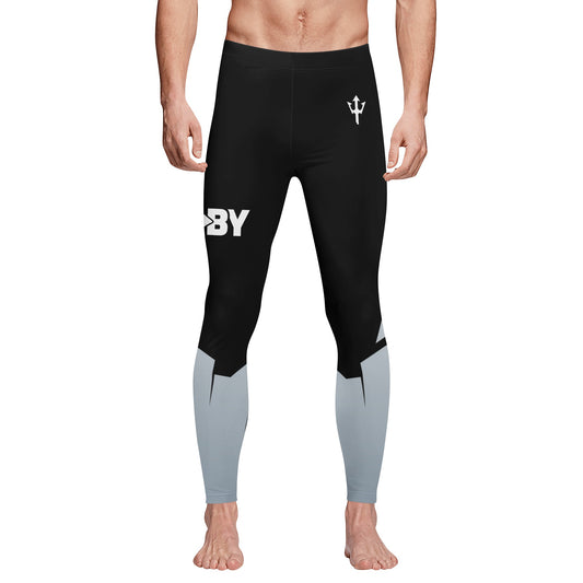 Men's LifeBy Broken Black Leggings