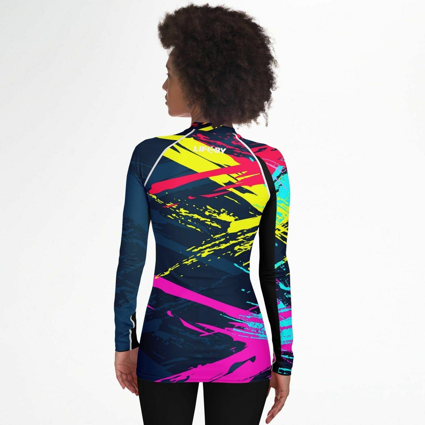 Women's LifeBy Color Splash Rashguard - LifeBy Fitness